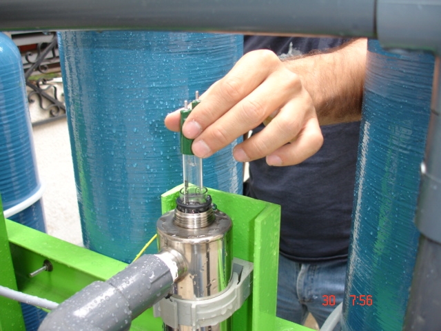 Lámparas de rayos ultravioleta