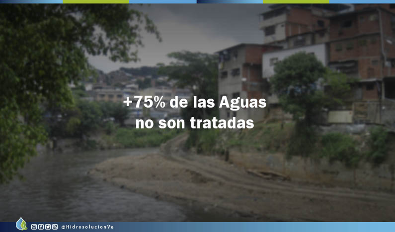 Más de 75% de las aguas servidas de Venezuela no son tratadas